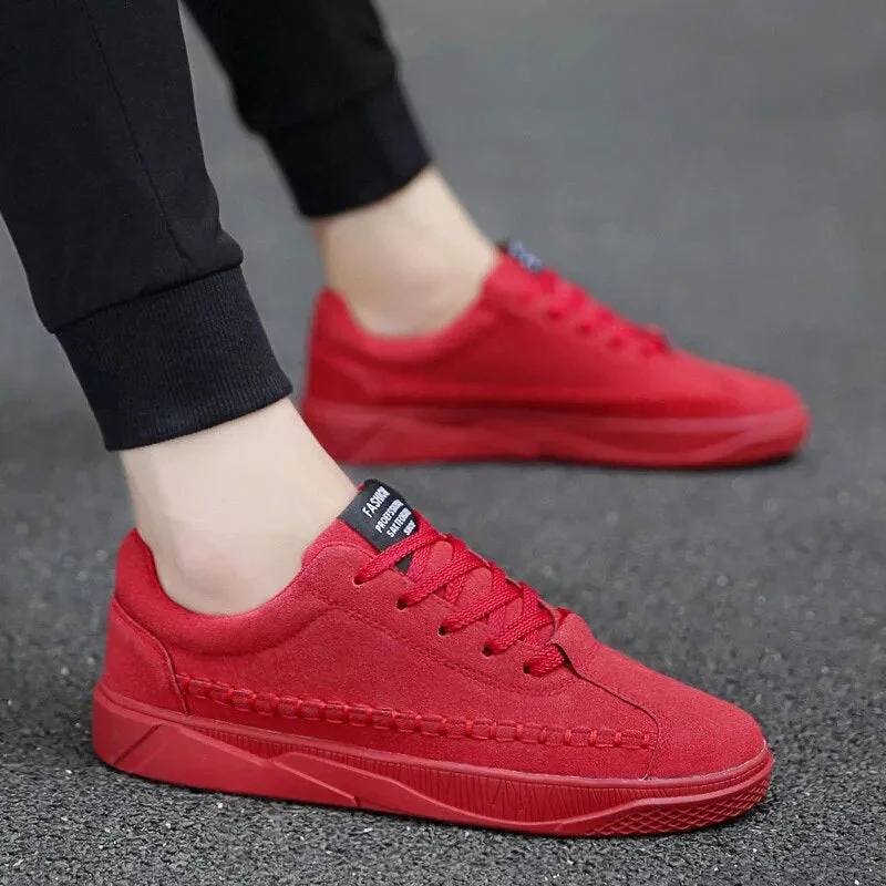 2021 fashion faux suede mens vulcan sneakers black outside casual shoes boy platform sneakers