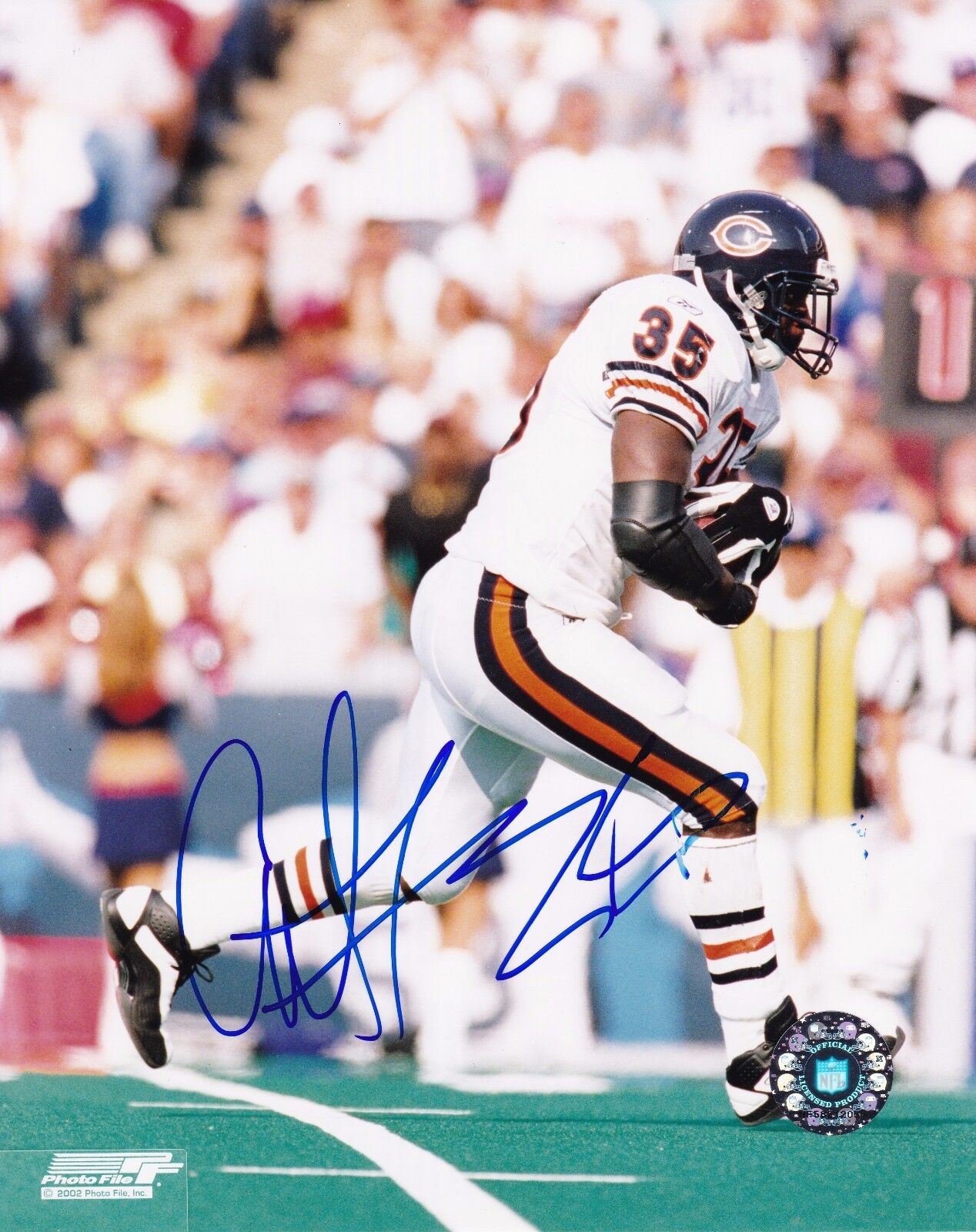 Anthony Thomas autographed 8x10 Chicago Bears #2  Shipping