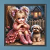 Mignon enfant-rond drill diamond painting-40*40cm