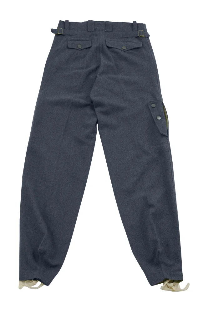   Luftwaffe German Fallschirmj&auml;ger M1940 Blue Grey Wool Jump Trousers German-Uniform
