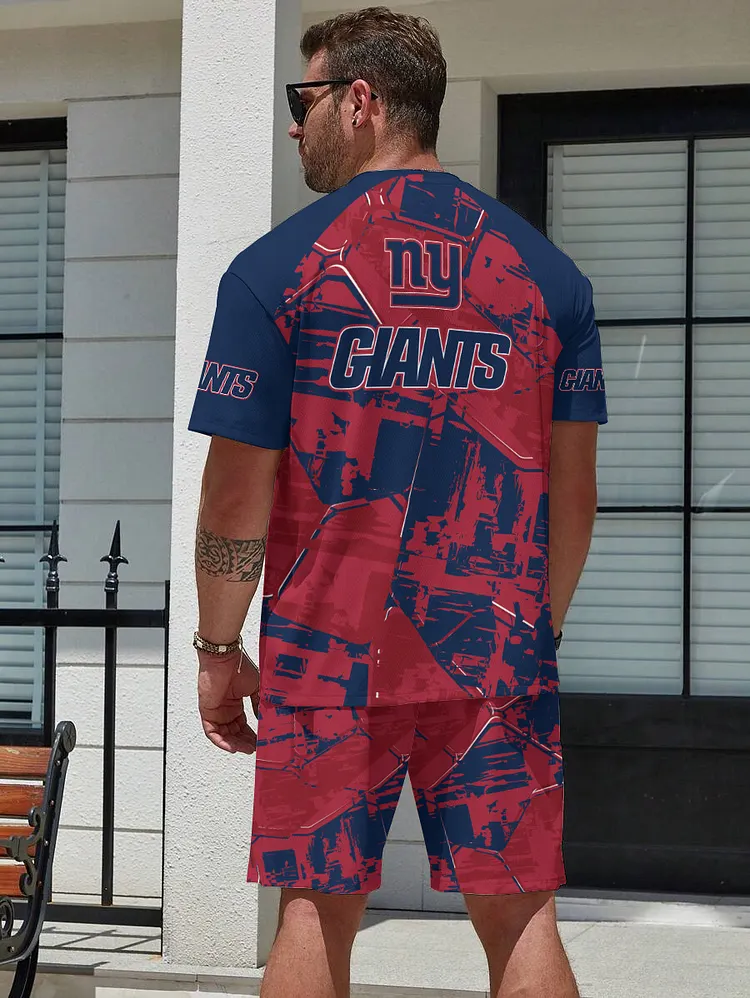 New York Giants Limited Edition Top And Shorts Two-Piece Suits