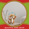 Xmas Acrylic Shaking Head 5D DIY Diamond Art Tabletop Decorations for Home (Cat)