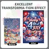 Diamond Painting -DIY Round Drill Independence Day Happy Fireworks(60*40CM)