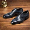 Luxury Mens Dress Shoes Genuine Leather