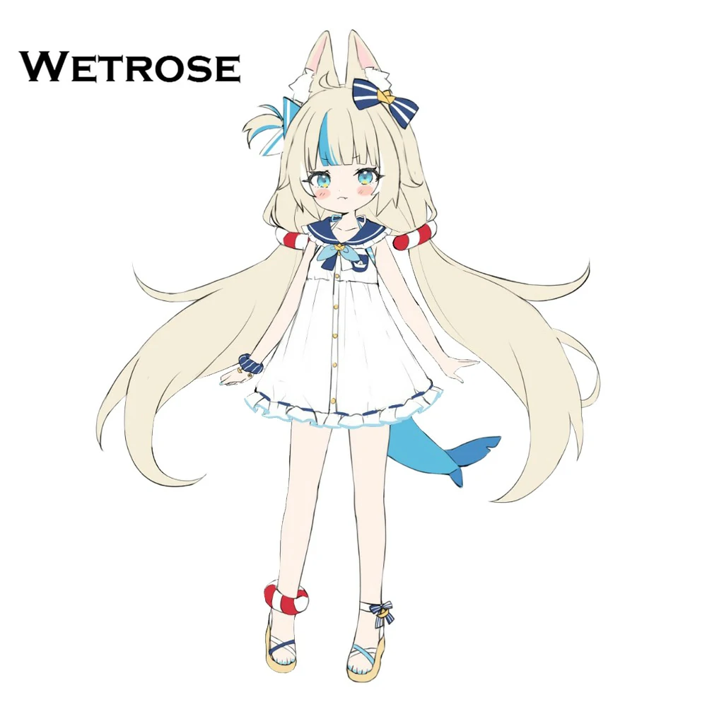 [Deposit Poll] Wetrose Vtuber Sameko Saba Cosplay Costume