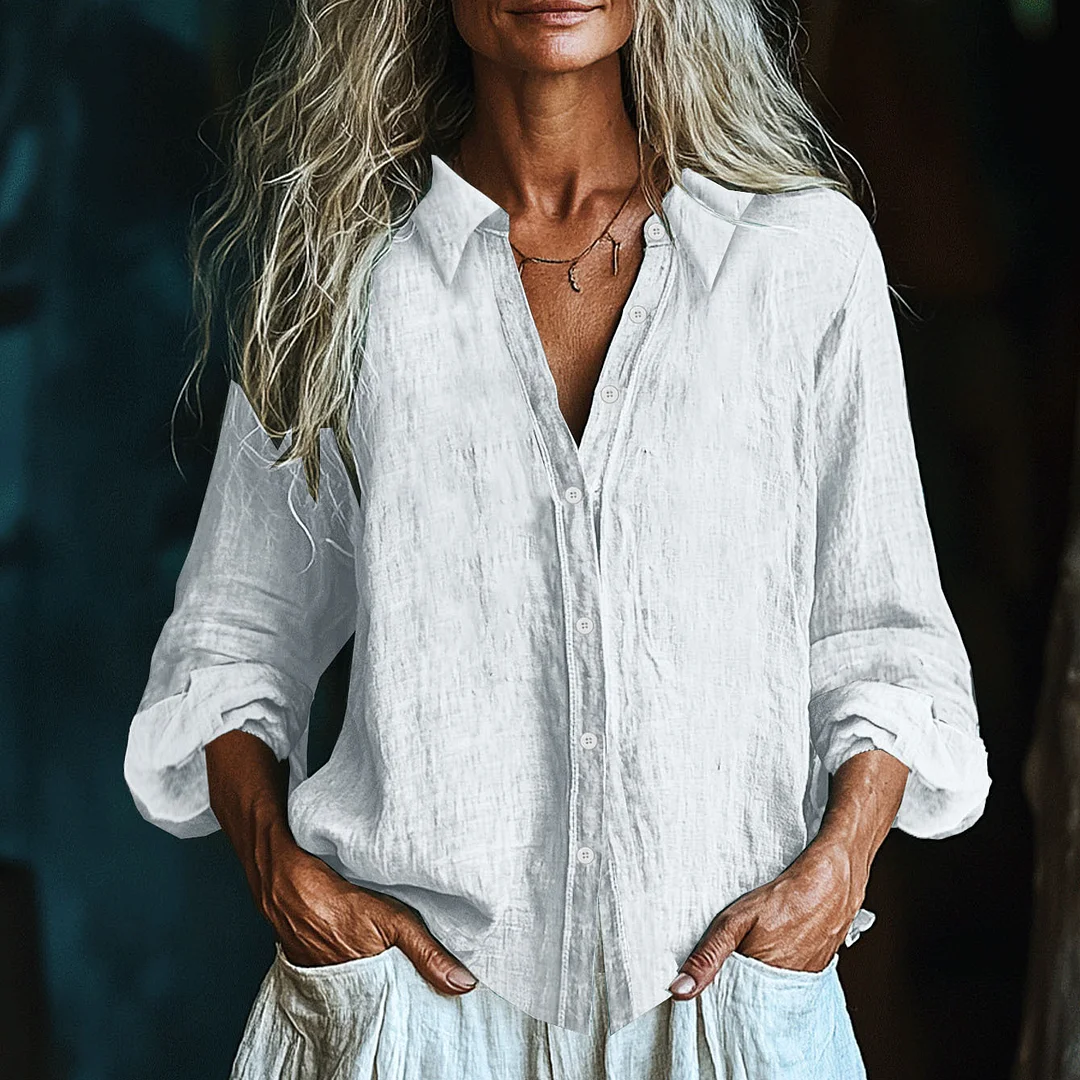 Athvotar Athvotar Years Of Shein Casual Cotton Leprosy Shirt New Explosion