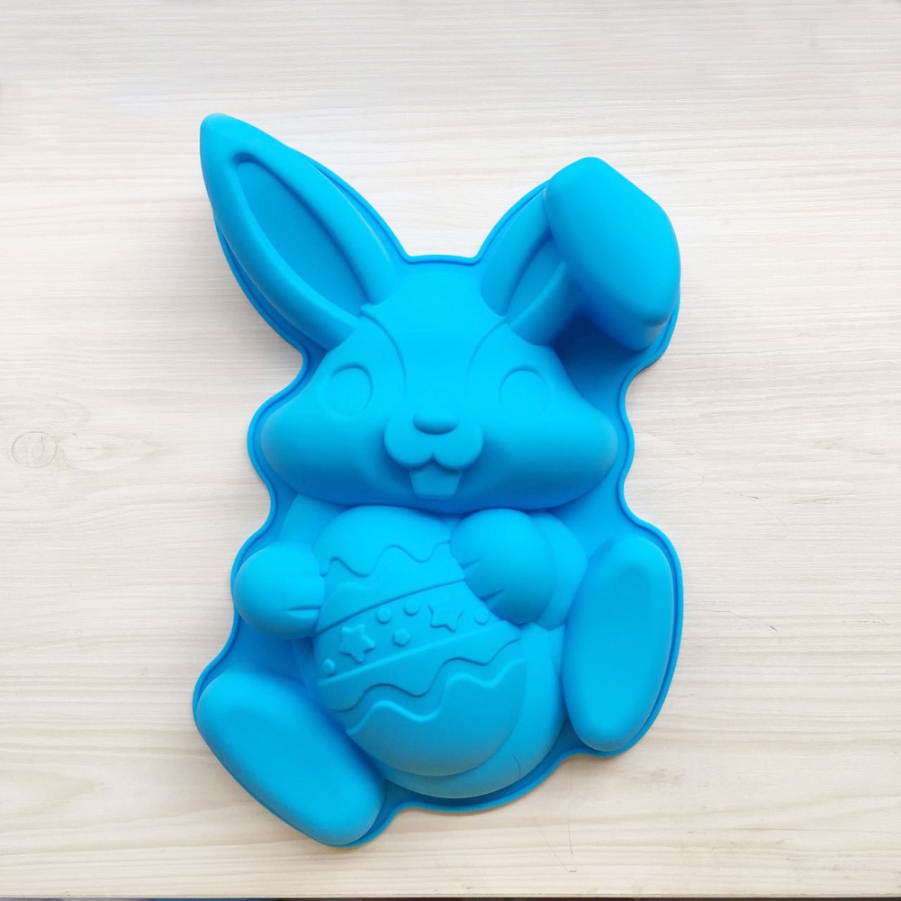 

Easter Bunny Silicone Mold Chocolate Mould 3D Fondant Cake Baking Tools, 501 Original