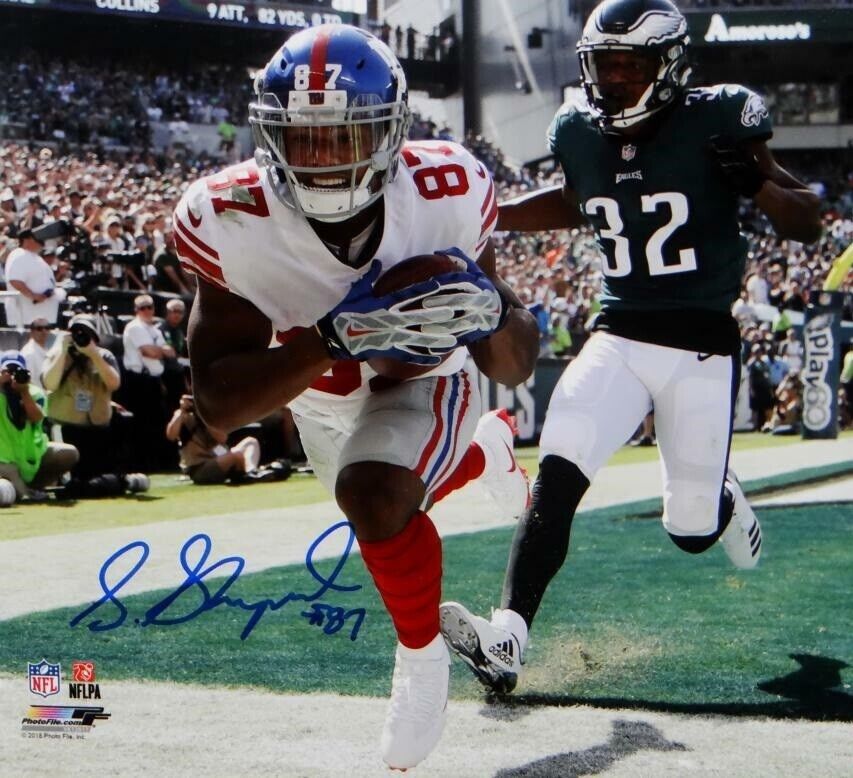 Sterling Shepard Signed Autographed 8 x 10 Photo Poster painting ( Giants ) REPRINT