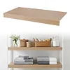 [US Local Warehouse] Set of 4 Wire Shelf Cover 0.32in Thick Removable Wire Rack Covers Easy To Clean and Install PVC Pantry Shelf Cover for Kitchen Pantrys Bathroom Office Shelving (43x20x3in)