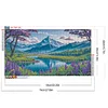 Diamond Painting-DIY Full Round Drill Mountain Peak(70*40 CM)