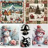 (Multi-Style) Christmas Halloween-11CT Stamped Cross Stitch 40*40cm/40*50cm