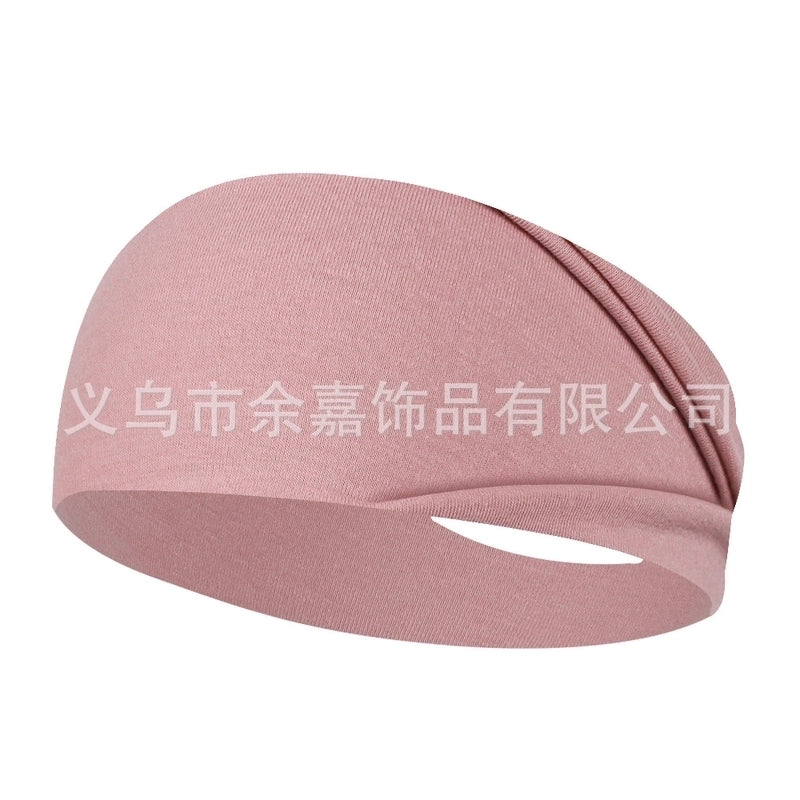 Fashion Solid Color Cloth Hair Band 1 Piece