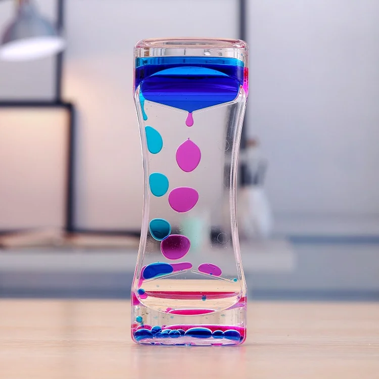 Colorful Liquid Motion Bubbler Toy