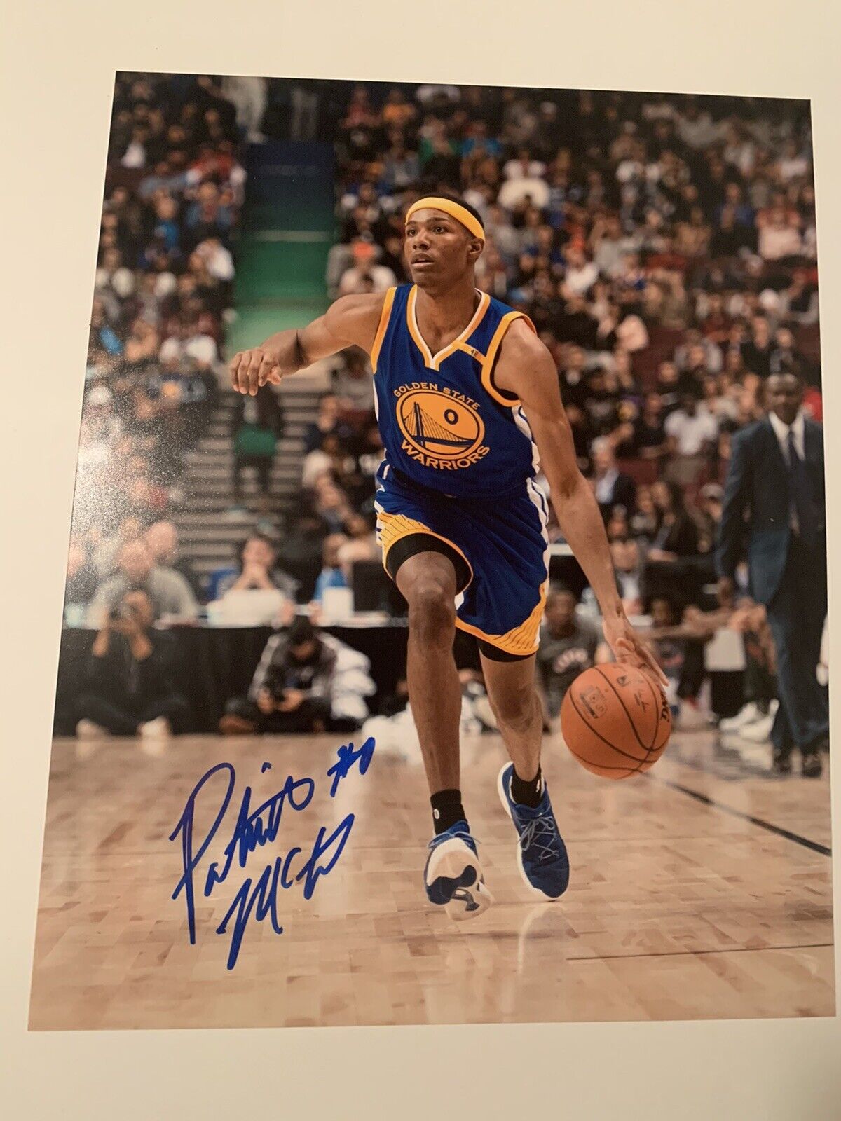 patrick mccaw Signed Photo Poster painting Pic Auto Warriors 11x14