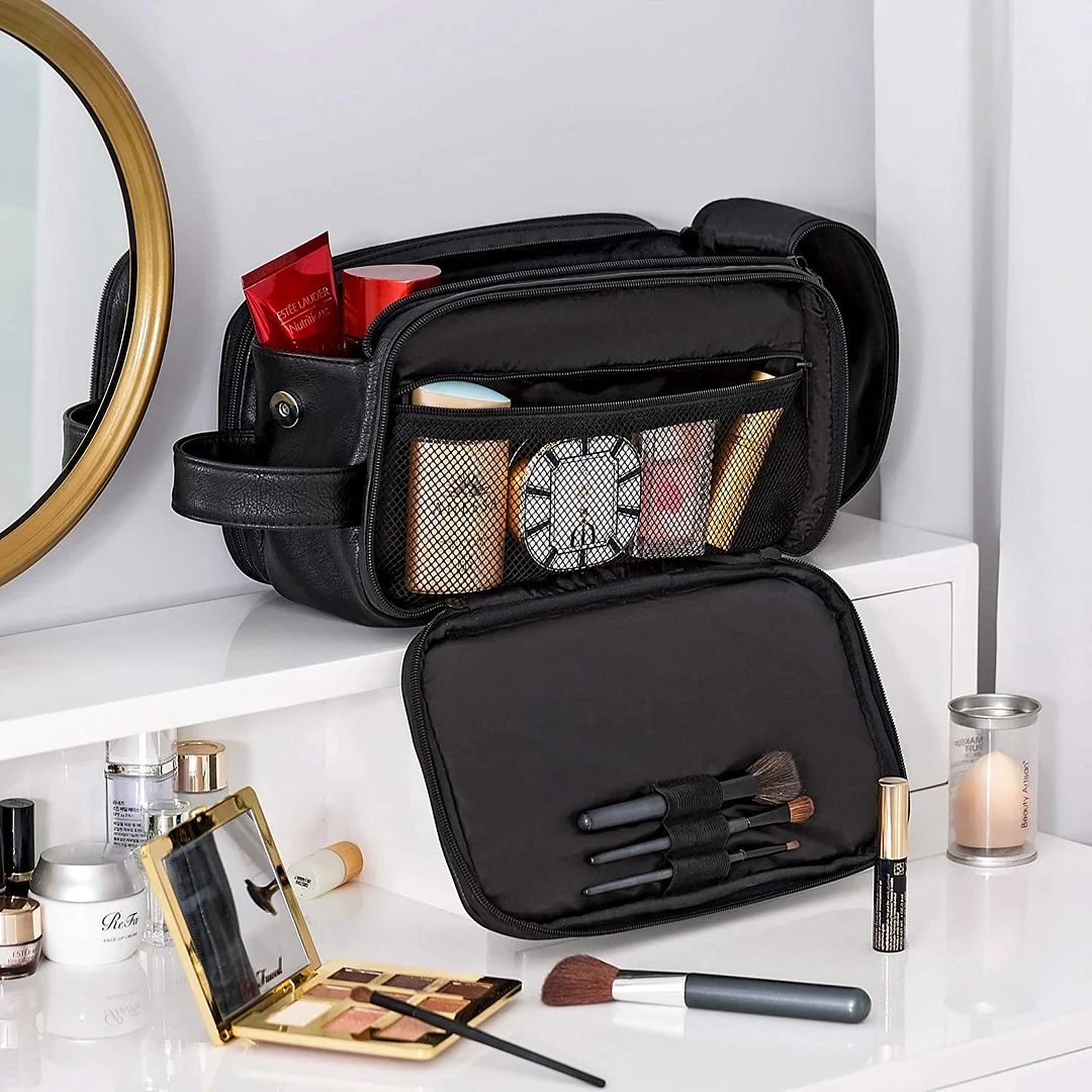 Toiletry Bag for Men or Women - Dopp Kit For Travel.