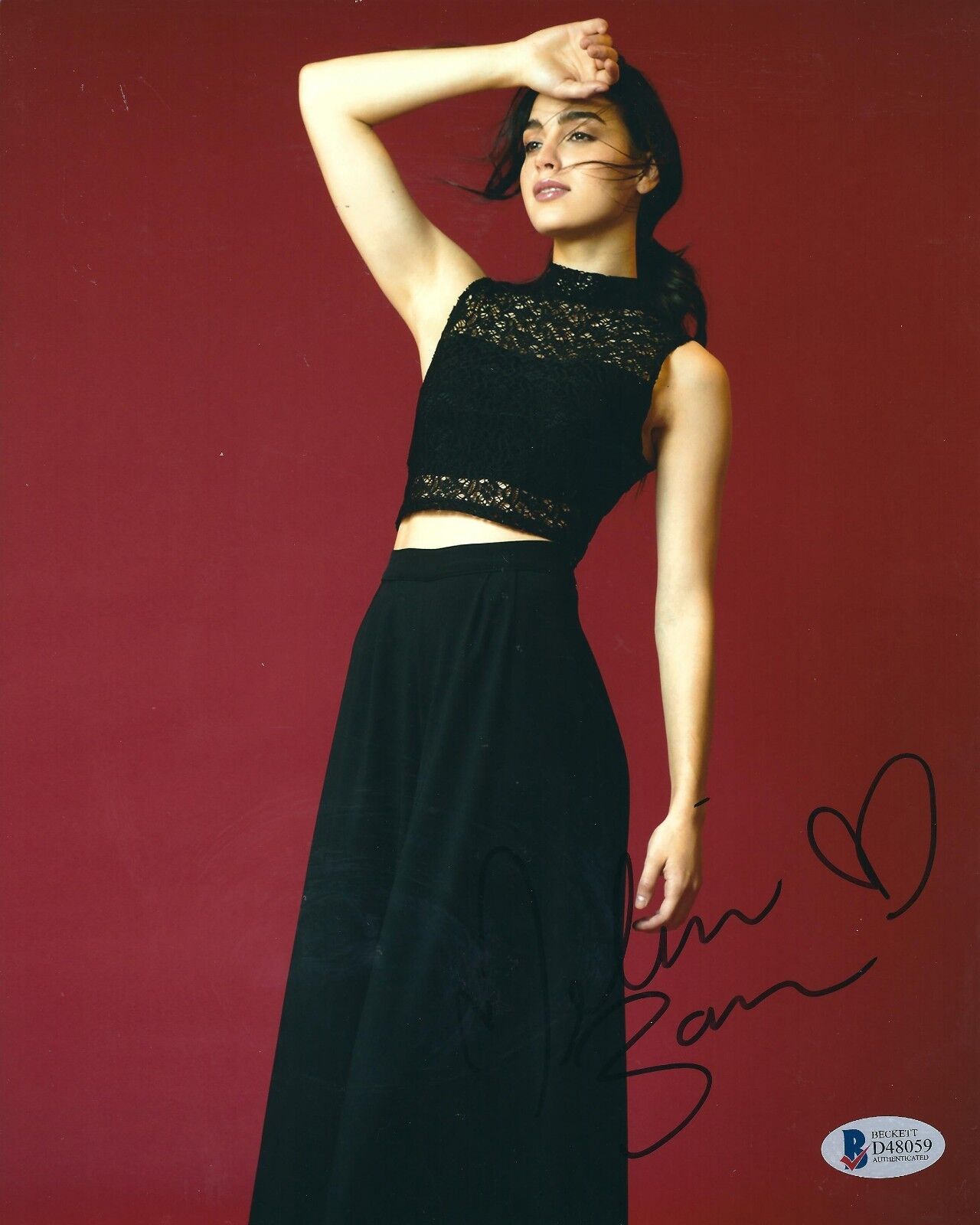 Melissa Barrera Signed 8x10 Photo Poster painting Beckett BAS D48059