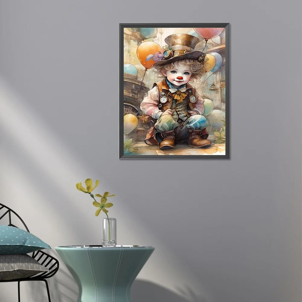 Diamond Painting - Full Square Drill - Clown(Canvas|40*50cm)