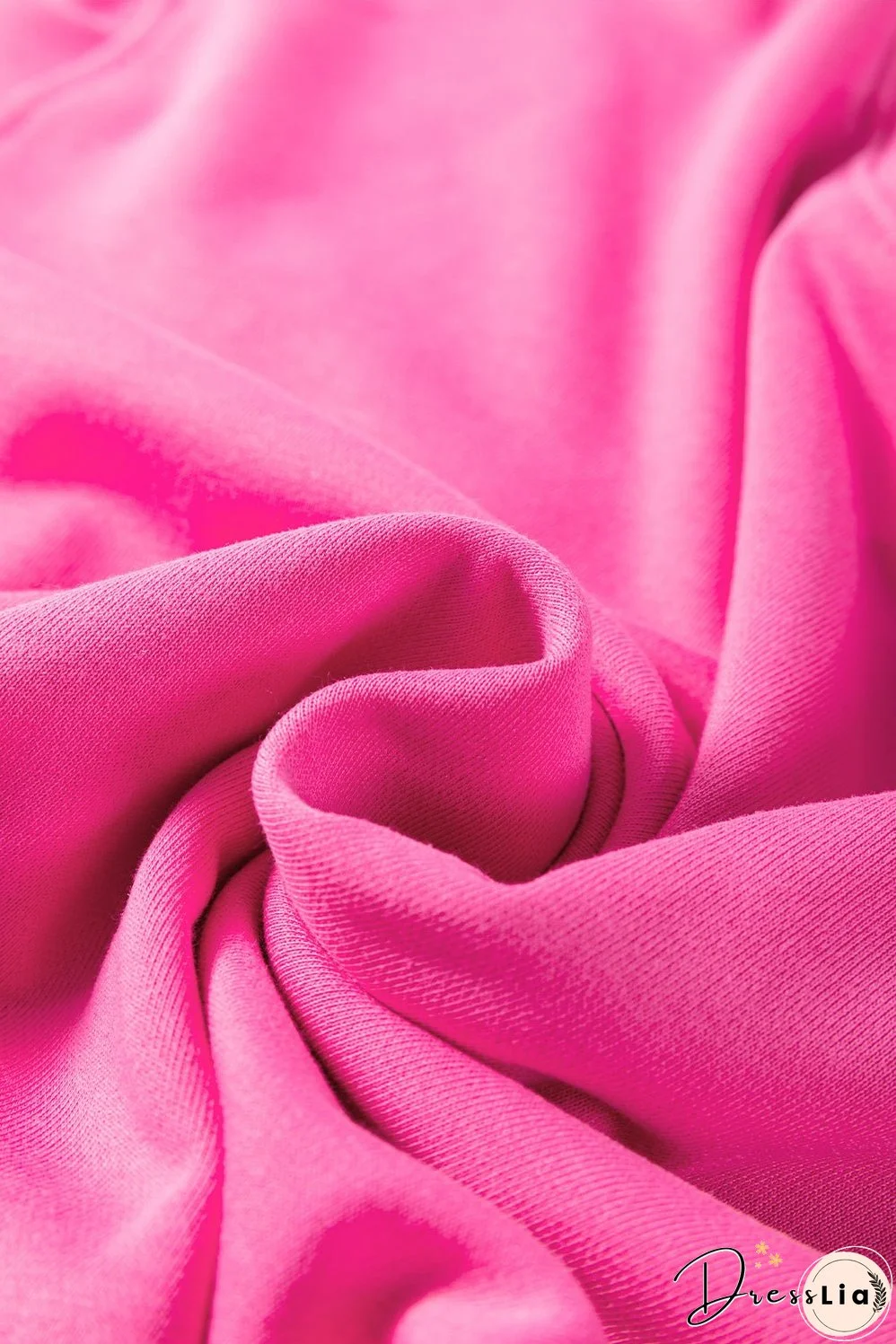 Sachet Pink Mixed Print Patch Drop Shoulder Pullover Top