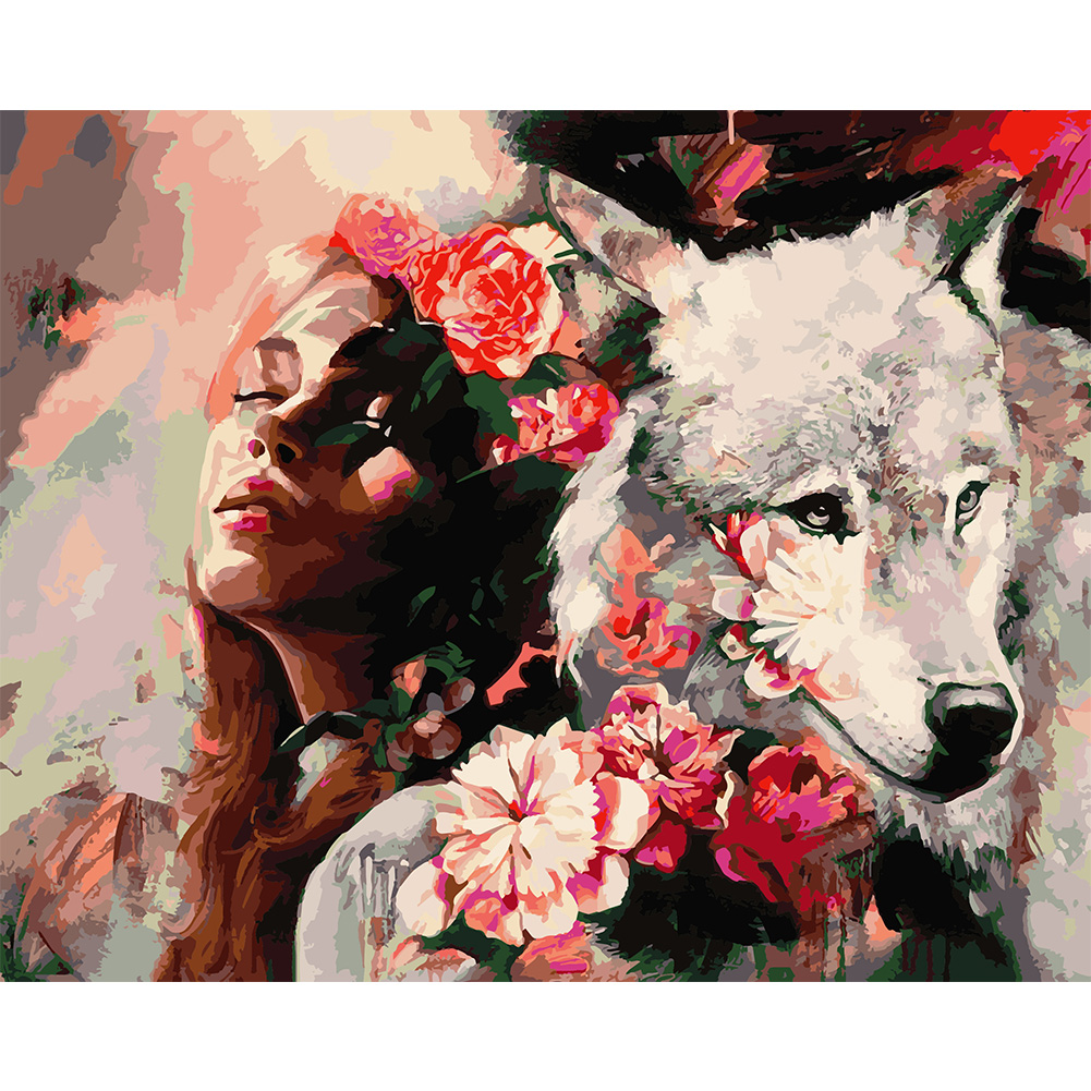 

Beauty Beast - Round Drill Diamond Painting - 40*30CM, 501 Original