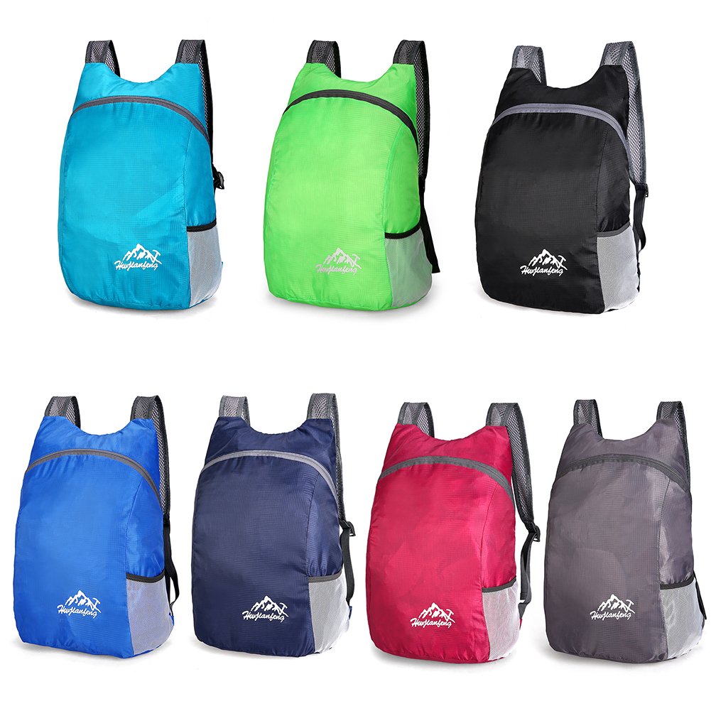 

Foldable Backpack Outdoor Travel Waterproof Sports Camping Hiking Daypacks, Rose red, 501 Original