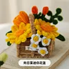 DIY Handmade Twist Stick Craft lower Basket Chenille Stems Craft Pipe Cleaners Gift Decor Set