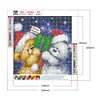 Diamond Painting -DIY Round Drill Christmas Bear