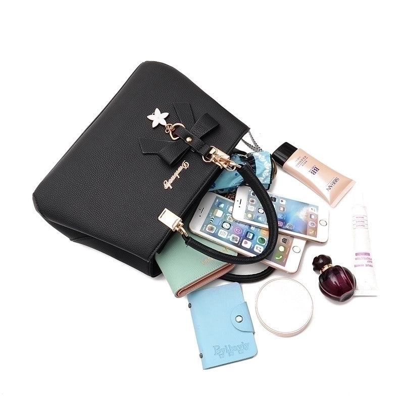 Women’s Large All Seasons Pu Leather Basic Tote Bag