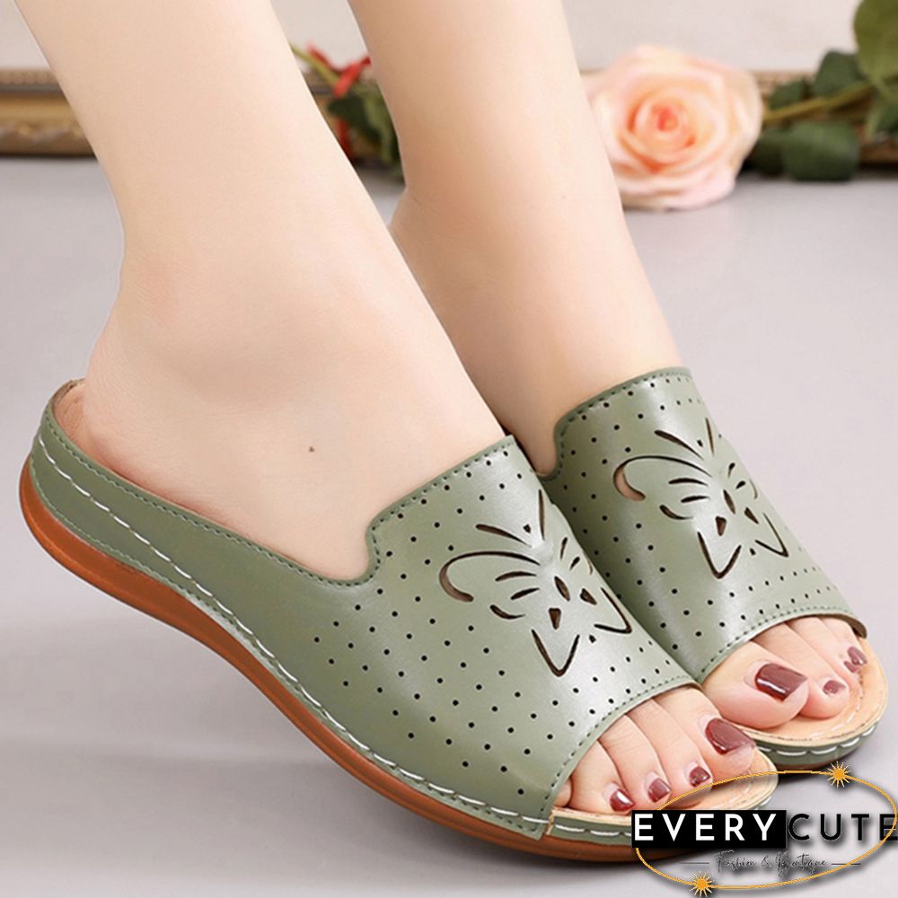 New Shoes Sandals Women Outdoor Walking Shoes Retro Ladies Shoes Slip On Women Shoe Slipper Female Zapatillas Muje Footwear