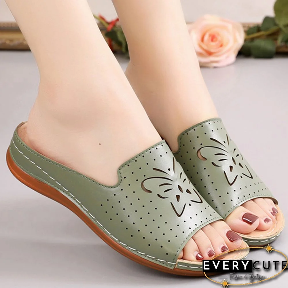 New Shoes Sandals Women Outdoor Walking Shoes Retro Ladies Shoes Slip On Women Shoe Slipper Female Zapatillas Muje Footwear