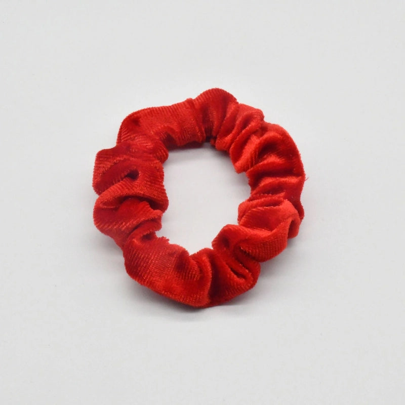 Retro Velvet Small Circle Sweet Color Hair Rope Korean Velvet High Elastic Simple Cute Small Intestinal Circle