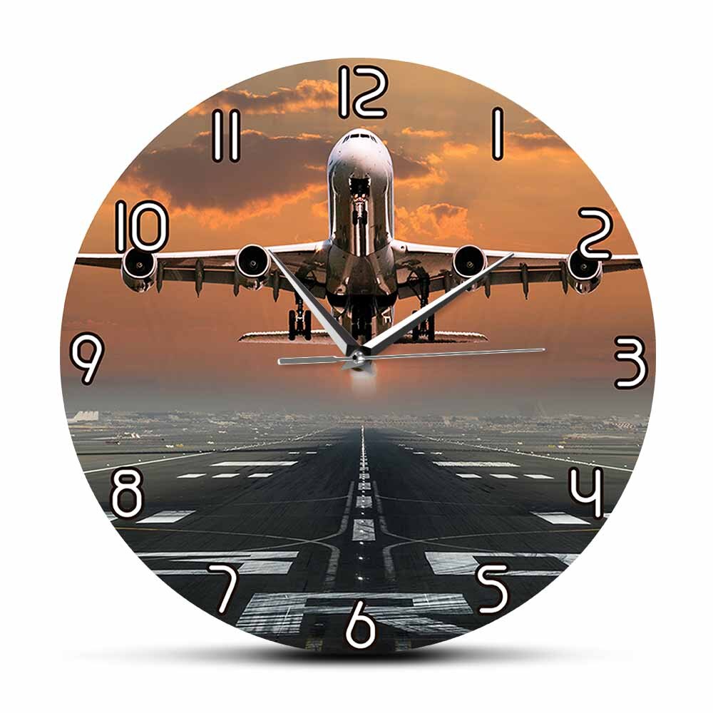 

Passenger Airplane - Frameless Acrylic Wall Clock, 501 Original