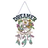 DIY Acrylic Special Shape Diamond Painting Dreamcatcher Letter Ornaments Hanging Kit