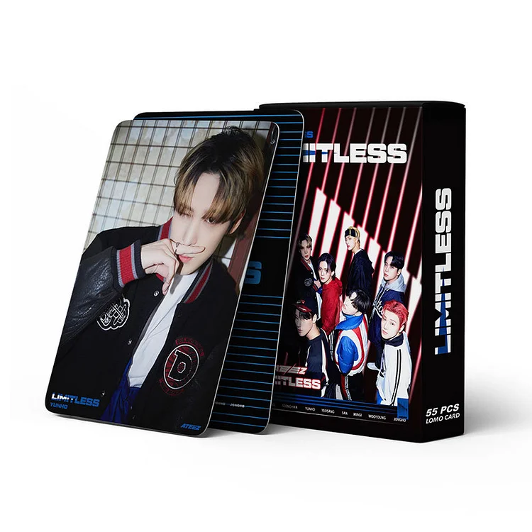 ATEEZ JAPAN 2ND SINGLE Limitless 55 Sheets Album Photocard