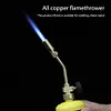 Full Copper Propane Torch Head Pencil Flame MAPP Flame Gun for Soldering/Brazing