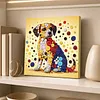 DIY Pre-Framed Dog Button Art Canvas Kit