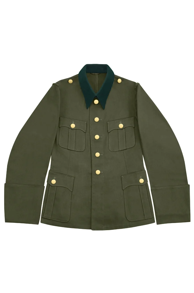   Wehrmacht DAK Tropical Afrikakorps M1936 General Officer Olive Service Tunic Jacket German-Uniform