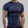 Gioiacombo&trade; T-shirt a maniche corte da uomo di moda sportiva estiva ad asciugatura rapida