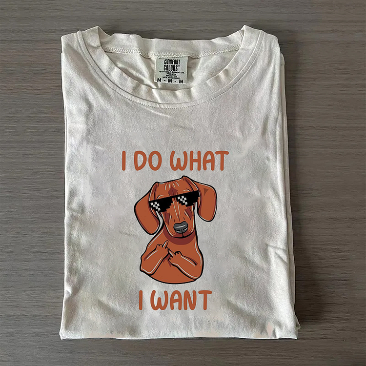 Vintage Funny Dachshund T-shirt