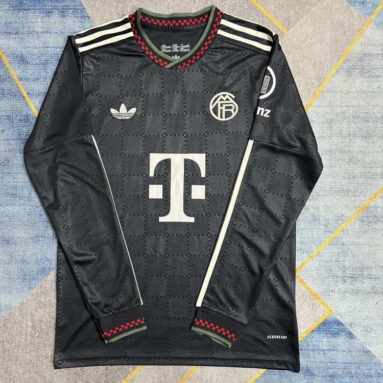 25/26 Bayern second away long-sleeved fan edition