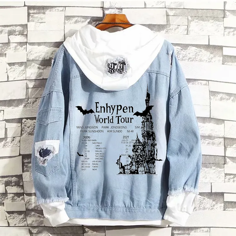 ENHYPEN Blood Saga World Tour Demnie Jacket Hoodie