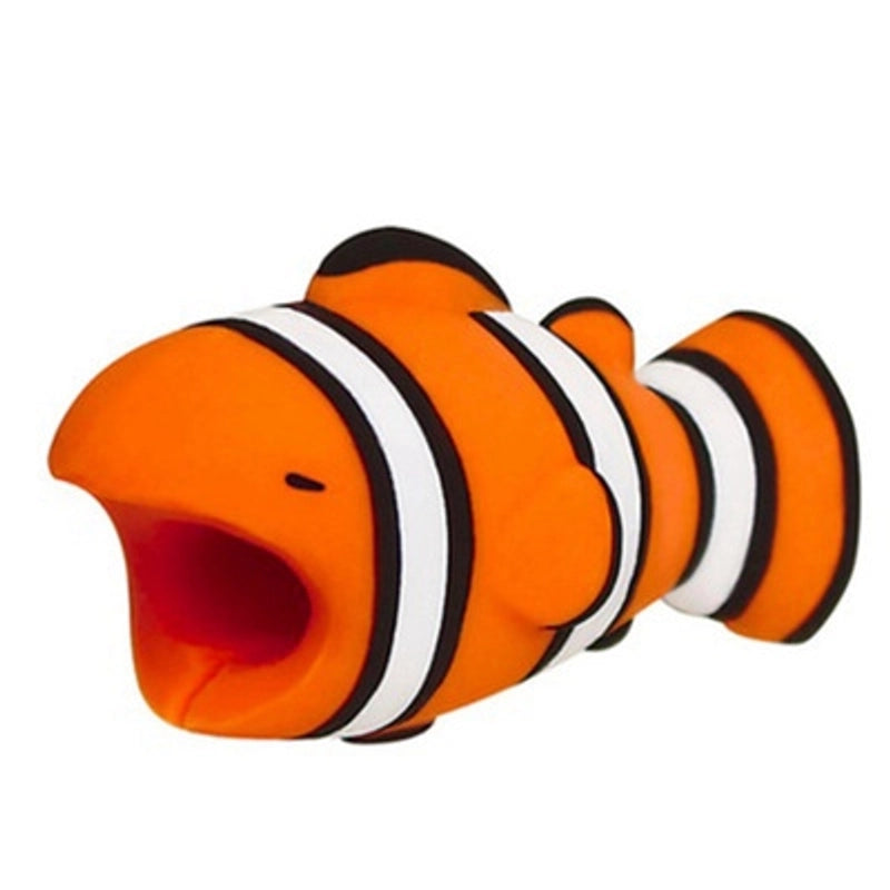 Cross-border Bite Usb Cable Protection Sleeve Cute Animal Shape Anti-break Cable Winder Mobile Phone Charging Cable Protection