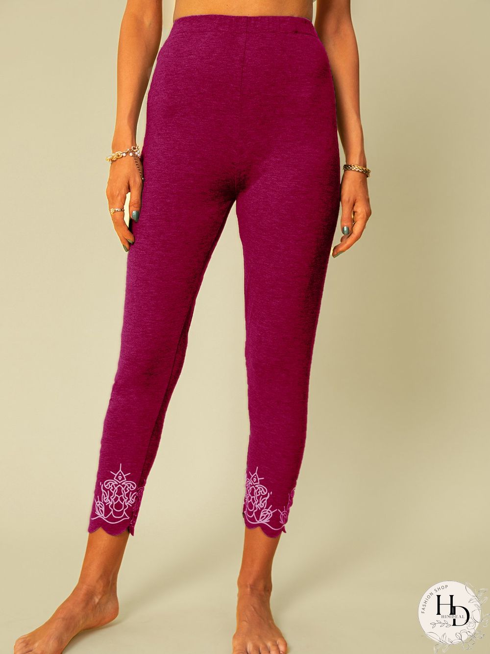 Casual Floral Leggings