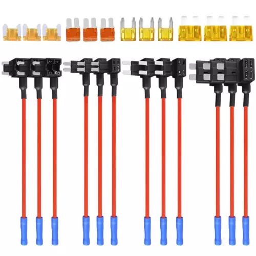 pornhint Pornhint Various Add-A-Circuit Blade Fuse Tap Standard Mini Micro 2 Low-Profile Adapter New