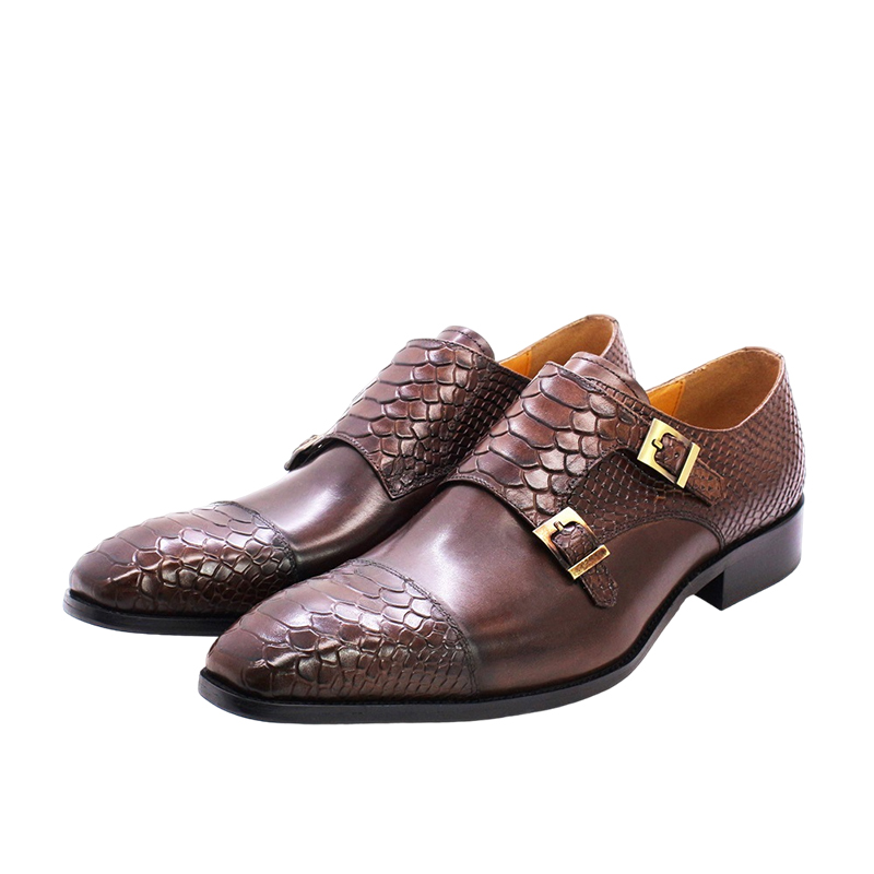 Vintage Double-button overstep Monk Shoes DANRRIO.COM DANRRIO