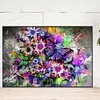 (US Only)5D DIY Full Round Drill Partial AB Diamond Painting Purple Butterfly Art 65x45cm