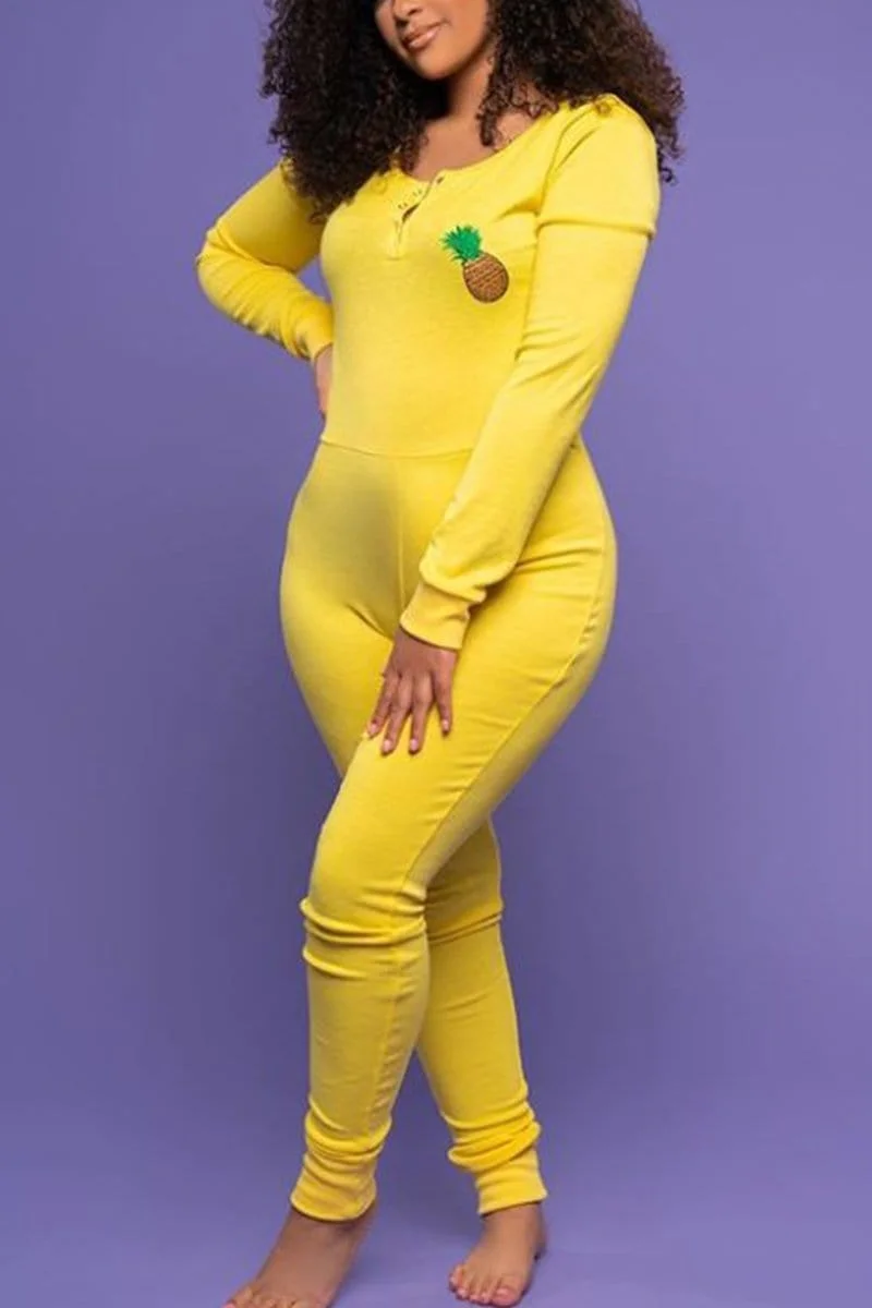 Fashion Round Neck Jumpsuit