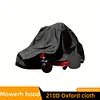 Lawn Mower Cover 210D Oxford Cloth Waterproof Dust Cover for Outdoor Garden
