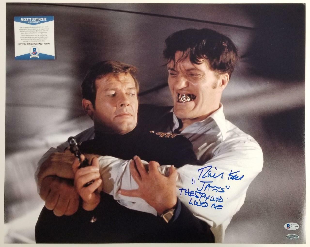 Richard Kiel signed Jaws