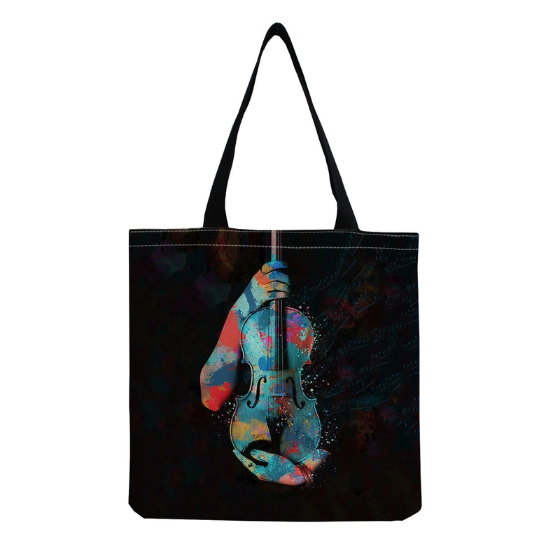 Source Piano Printed Casual Bag Harajuku Style Fashion Shoulder Bag Student Large Capacity Handbag