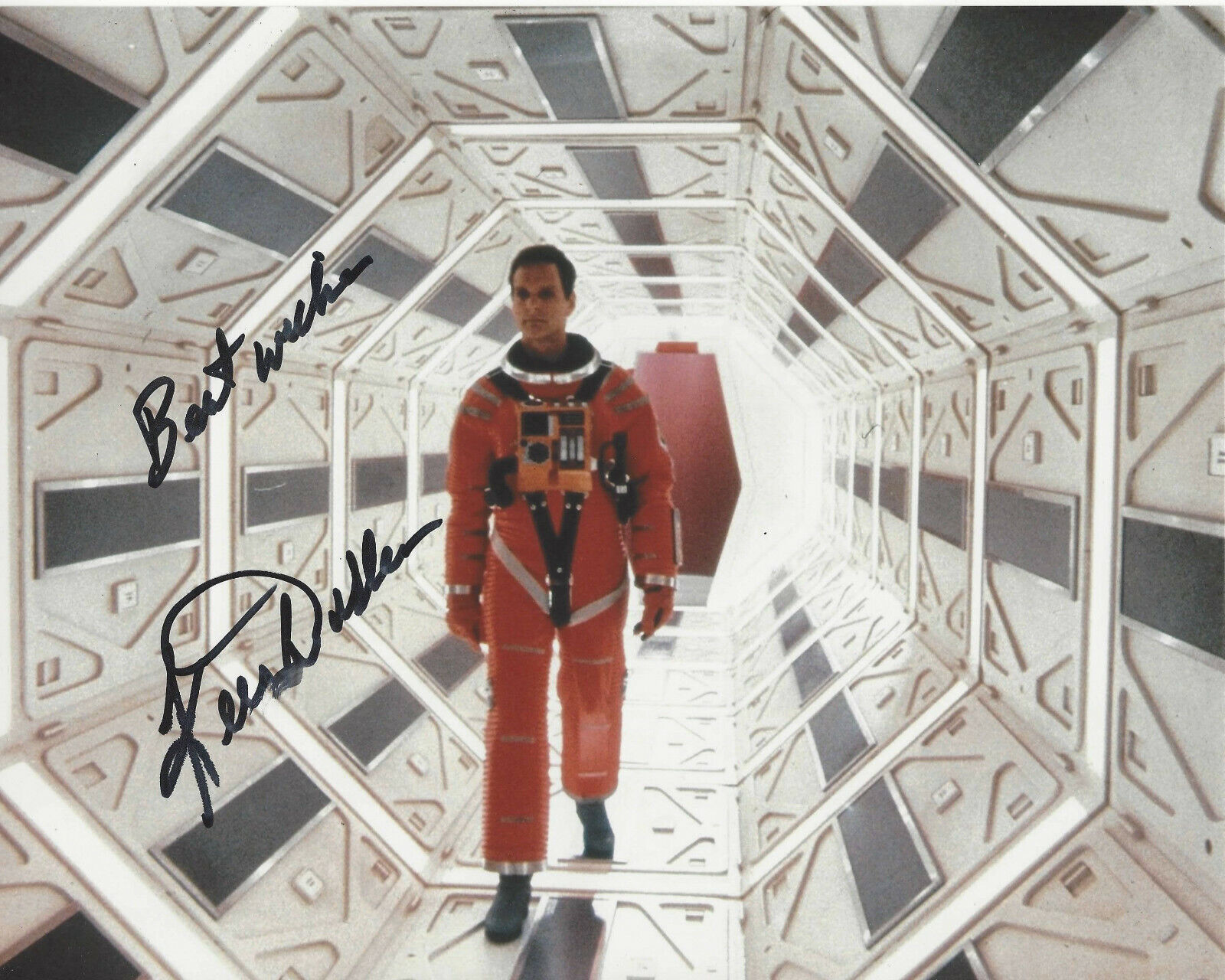 KEIR DULLEA SIGNED AUTHENTIC '2001: A SPACE ODYSSEY' 8x10 Photo Poster painting w/COA ACTOR